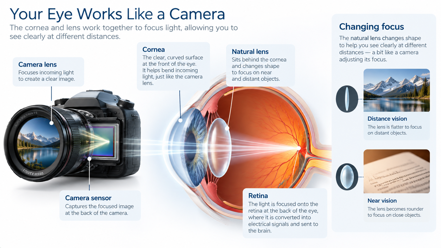 Your Eye Works Like a Camera
